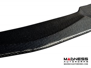 Alfa Romeo Giulia Front Spoiler - Carbon Fiber - QV Style - V2 - Feroce Carbon - Sport/ Ti/ Veloce